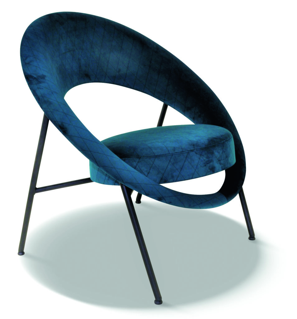 SATURN 71 laque noire tissu rombo 13