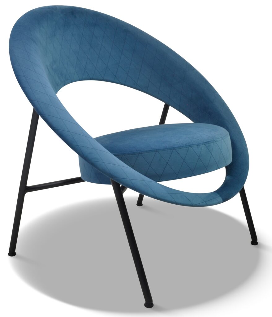 SATURN 71 laque noire tissu rombo 36