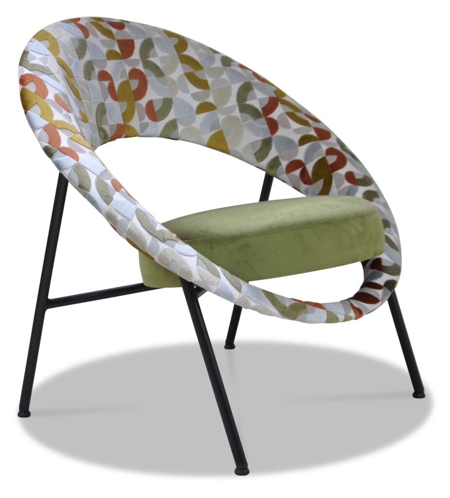 SATURN 71 laque noire tissu dossier minesso assise brunei 43