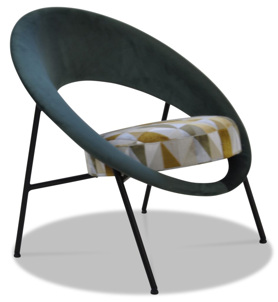 SATURN 71 laque noire tissus assise georgia dossier brunei 40