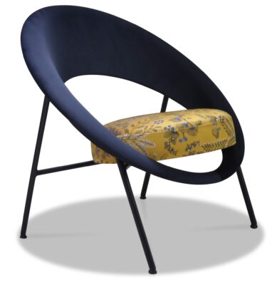 SATURN 71 laque noire tissus assise phenix dossier brunei 32