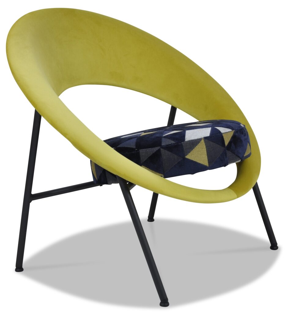 SATURN 71 laque noire tissus dossier brunei 41 assise miami