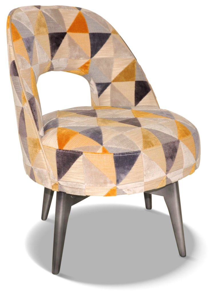 HUGO laque métal tissu floride jaune