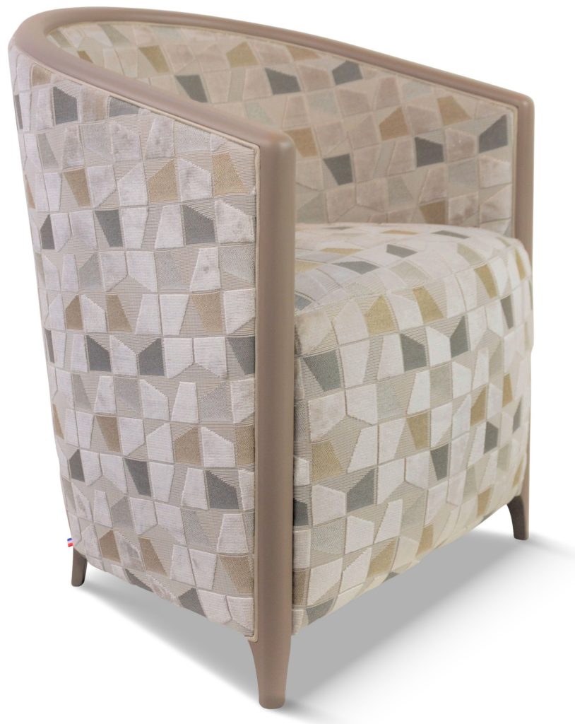 BEN laque cappuccino tissu utah