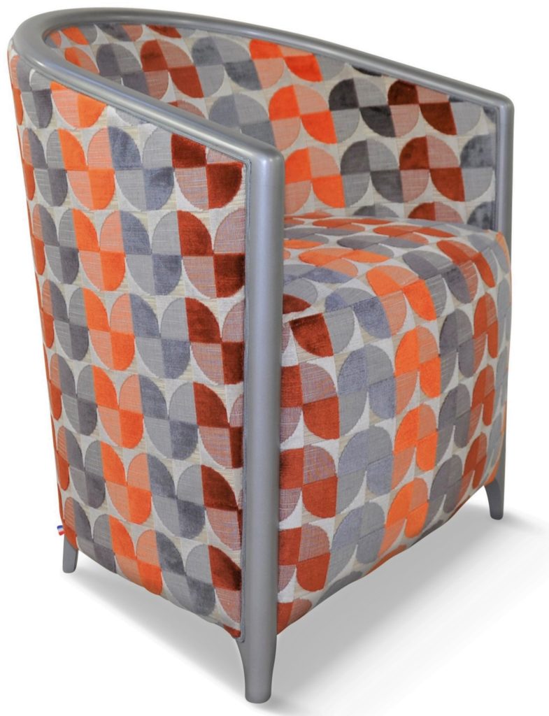 BEN laque alu tissu mississippi orange