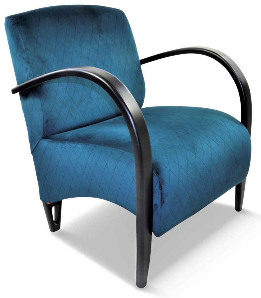 NIELS laque noire tissu rombo 13