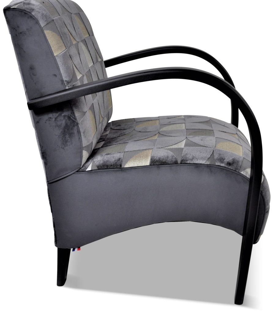 NIELS laque époxy accoudoirs et pieds