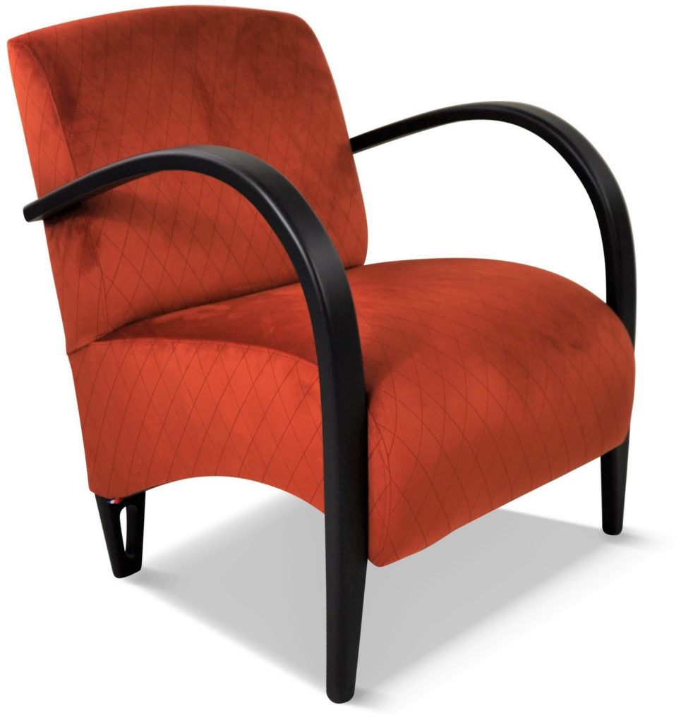 NIELS laque noire tissu rombo 27