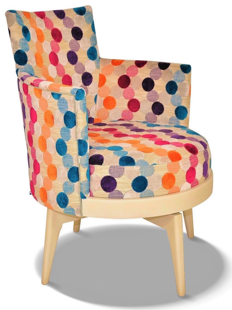 MATHIS laque blanc patiné tissu nevada