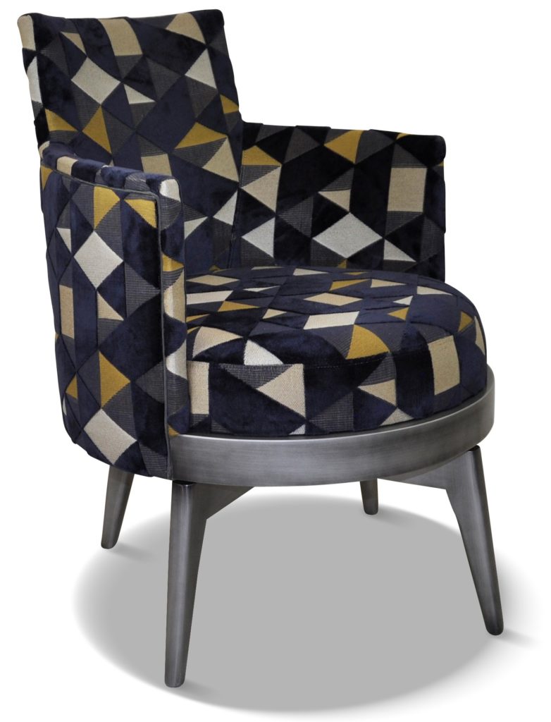 MATHIS laque vieil argent tissu miami