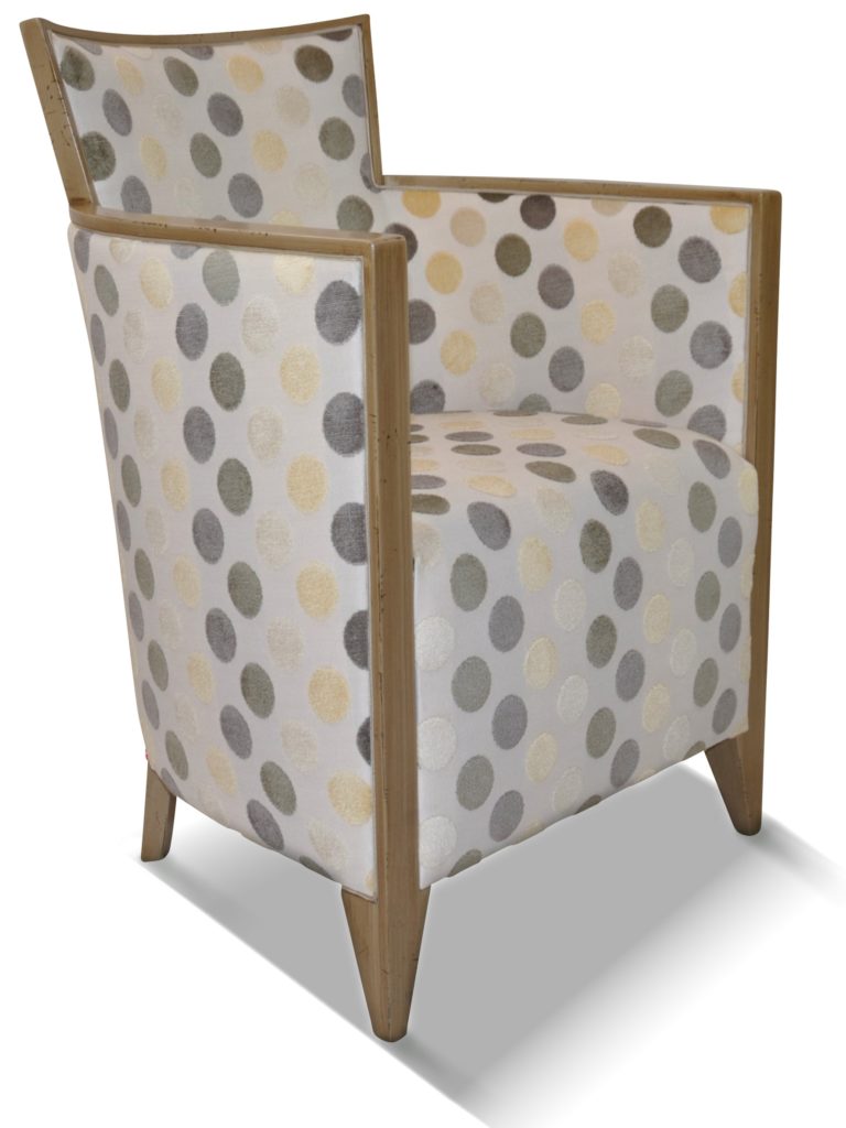 Nathan laque gris sublime tissu rina