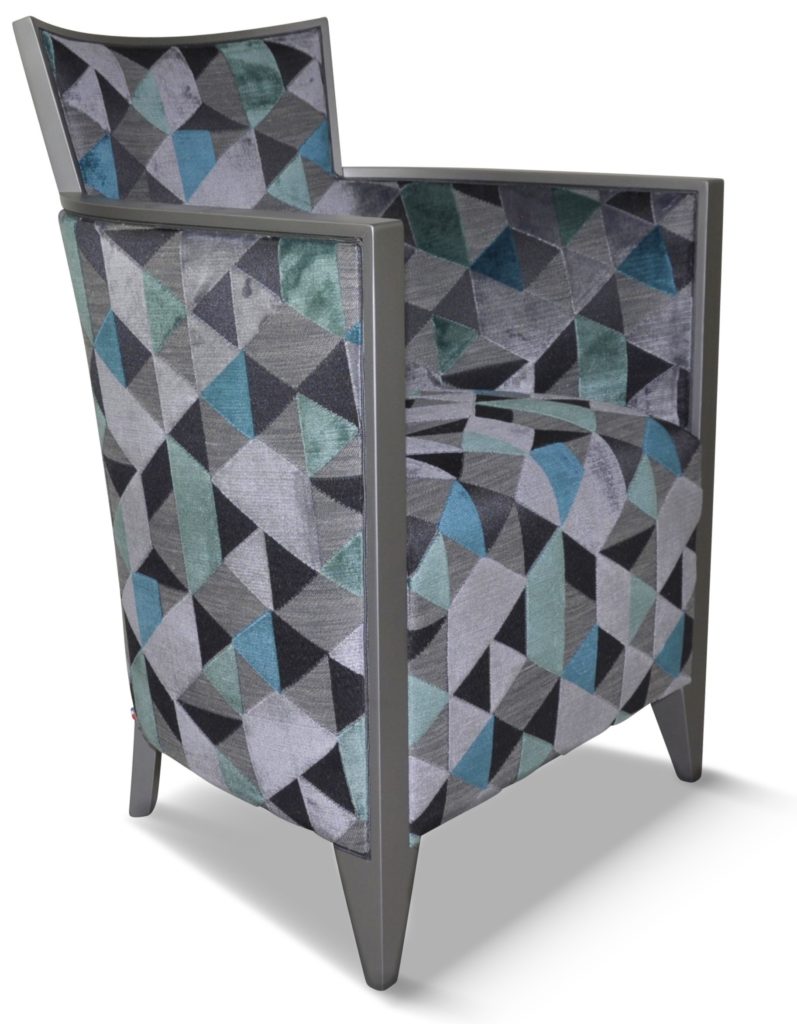 NATHAN laque gris tendance tissu arizona