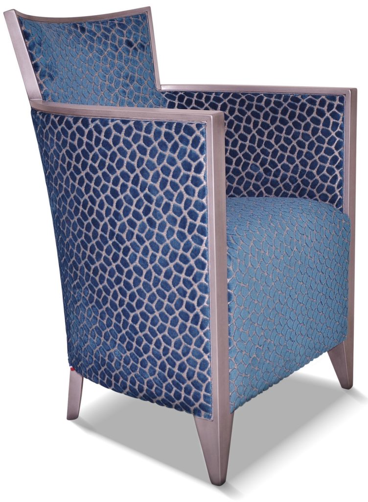 NATHAN laque alu tissu ento bleu