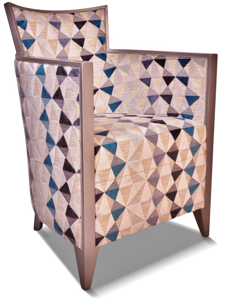 NATHAN laque métal tissu orlando bleu