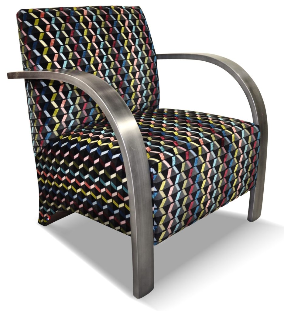 JOHAN laque vieil argent tissu splendide noir