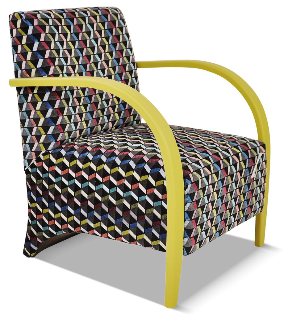 JOHAN laque vert 1 tissu splendide noir