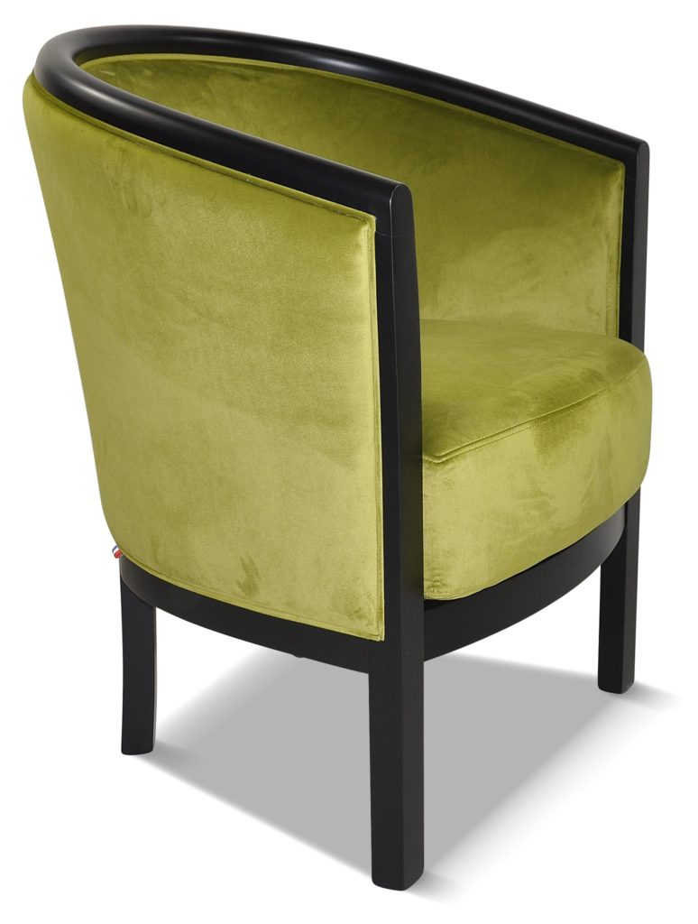 JULIEN laque noire tissu brunei 43