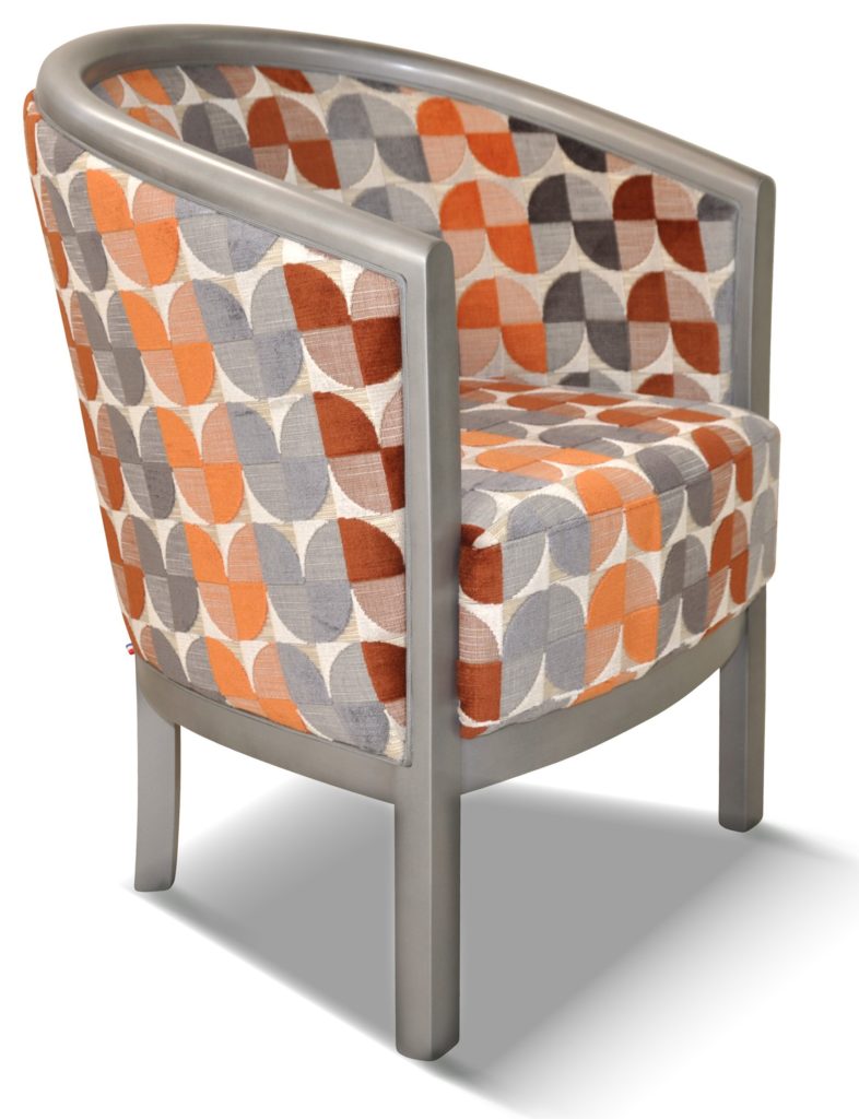 JULIEN laque alu tissu mississippi orange