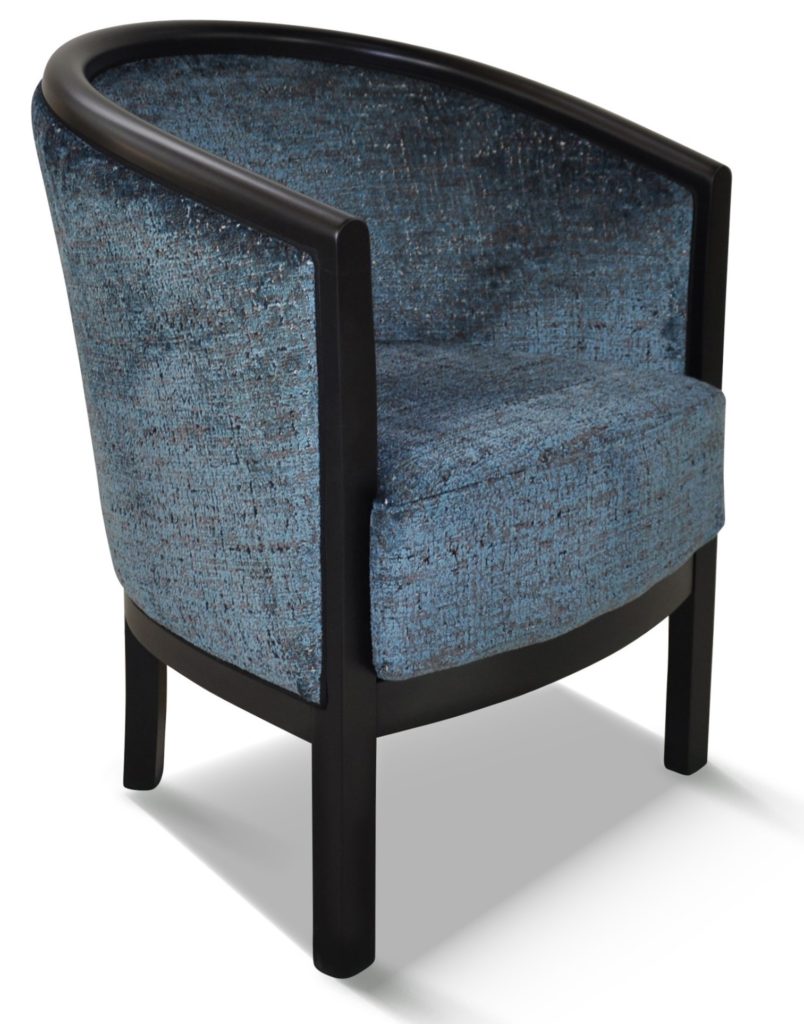 JULIEN laque noire tissu porto vecchio