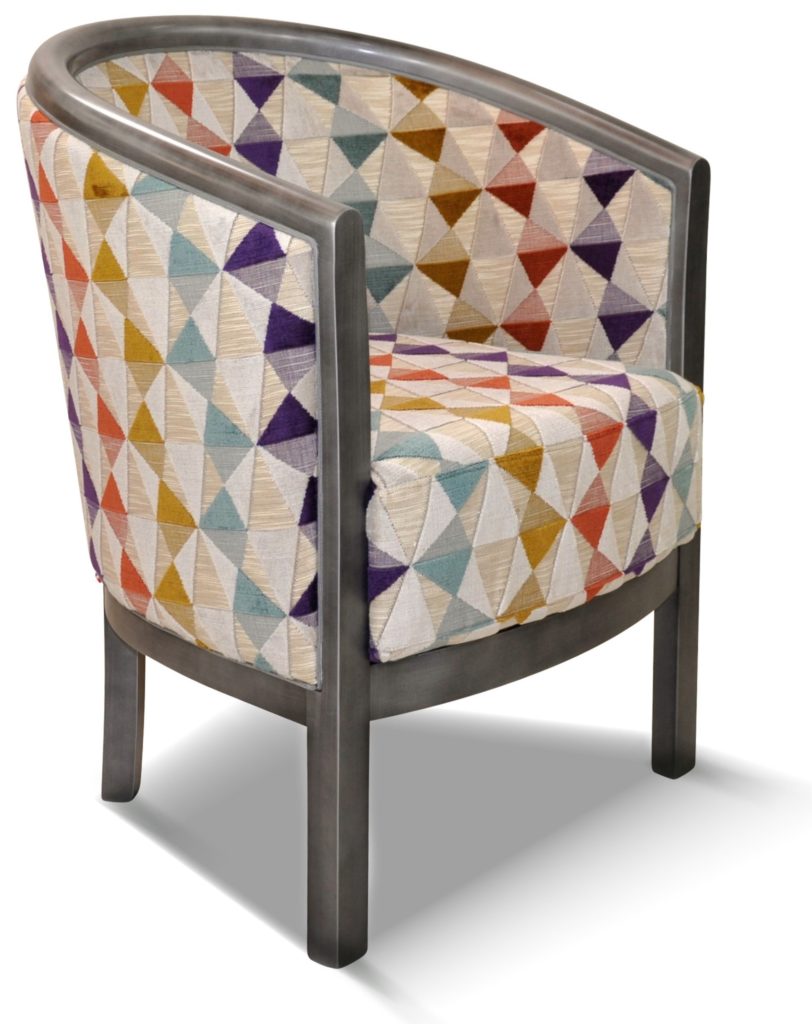 Julien laque vieil argent tissu louisiane