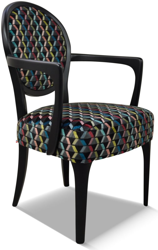 CLÉMENT laque noire tissu splendide noir