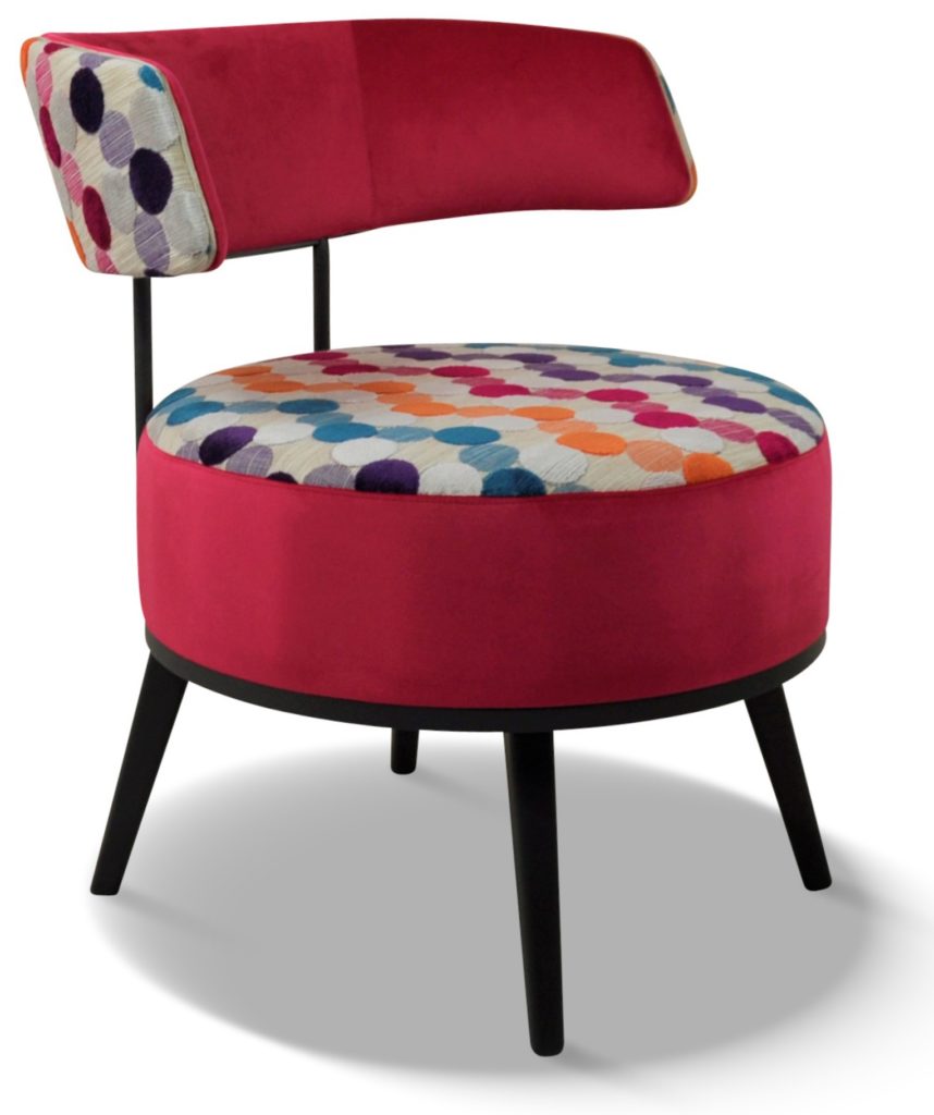 LOLA laque anthracite tissu assise et dossier extérieur nevada , dossier intérieur et devanture assise en brunei 21