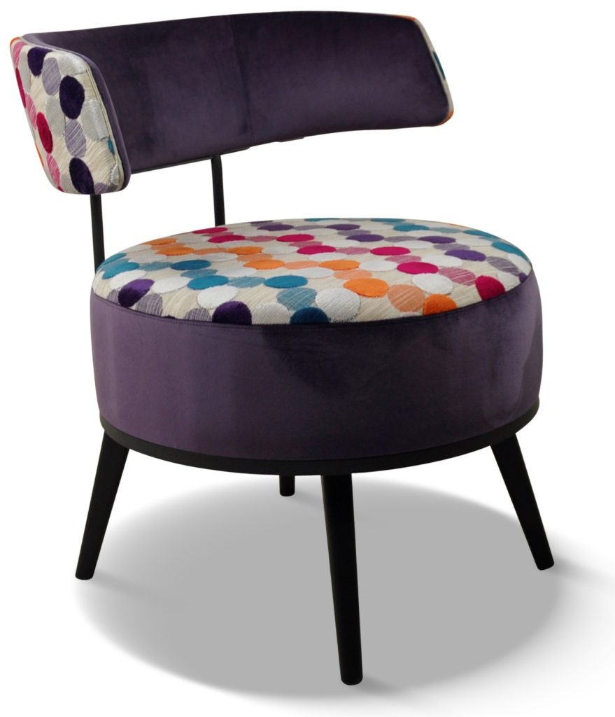 LOLA laque anthracite tissu assise et dossier extérieur en nevada, devanture et dossier intérieur en brunei 28