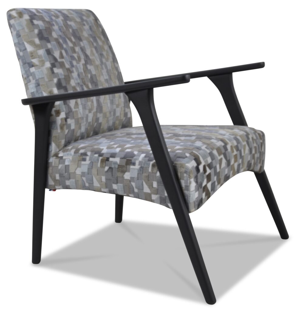 MARCEAU laque noire tissu indiana clair