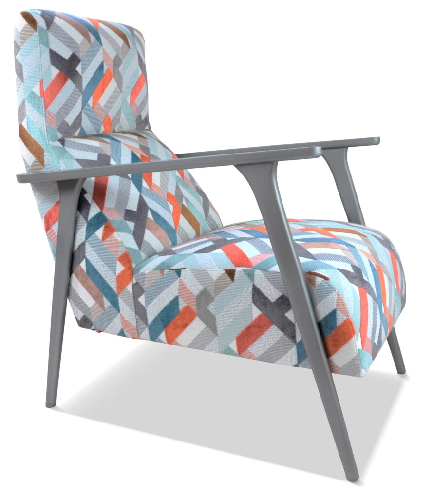 OLIVER laque gris tendance tissu dulcis