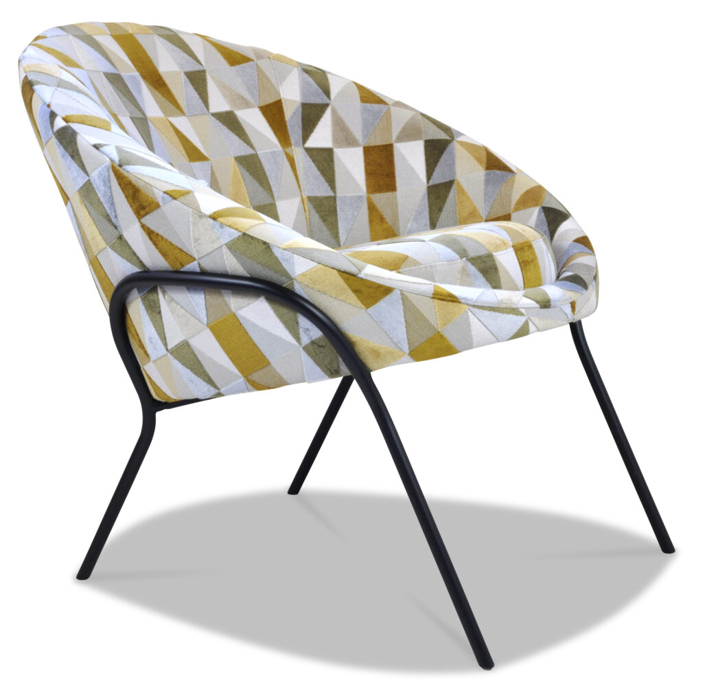 NEPTUNE laque noire tissu georgia