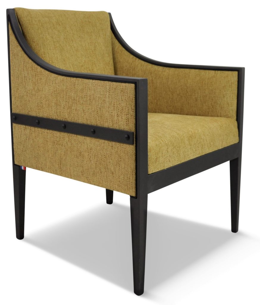 LOÏC laque anthracite tissu saima 14