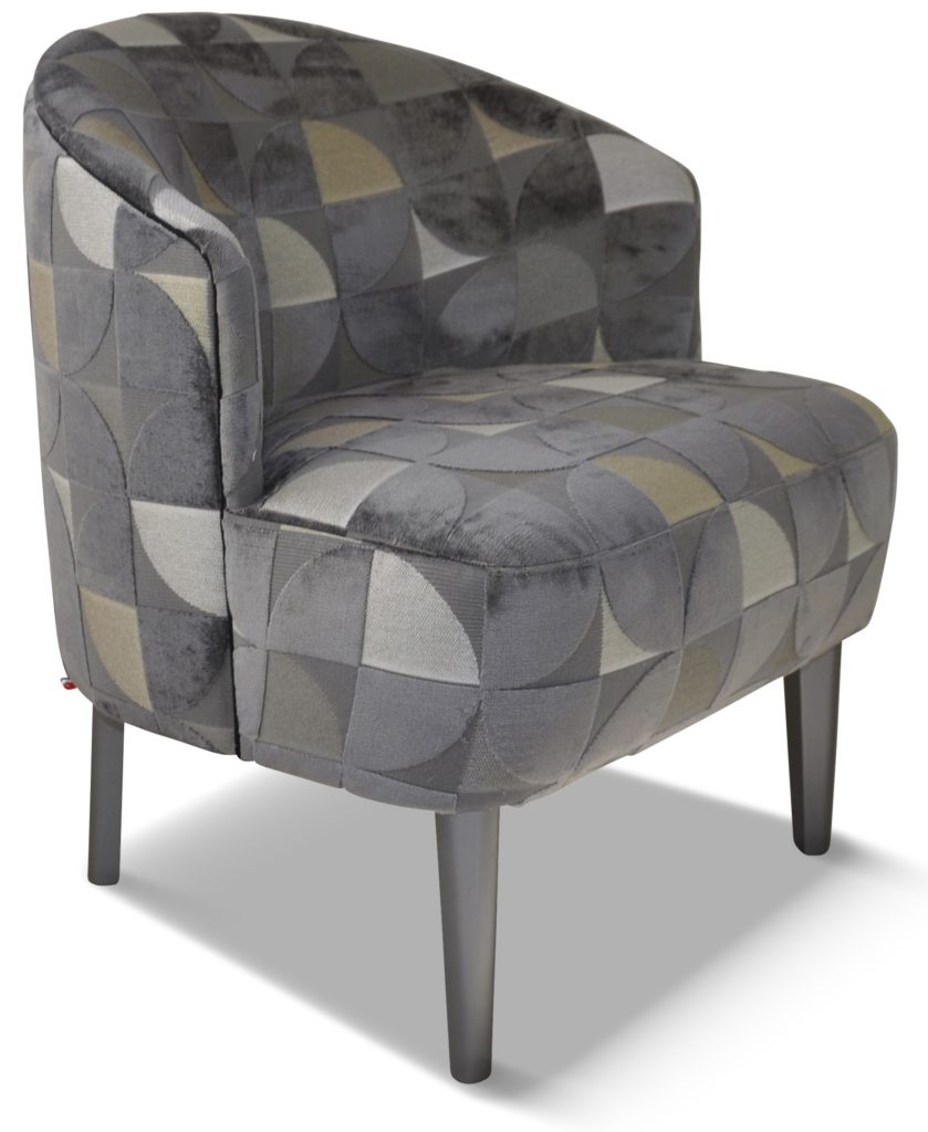 NICO laque vieil argent tissu oregon