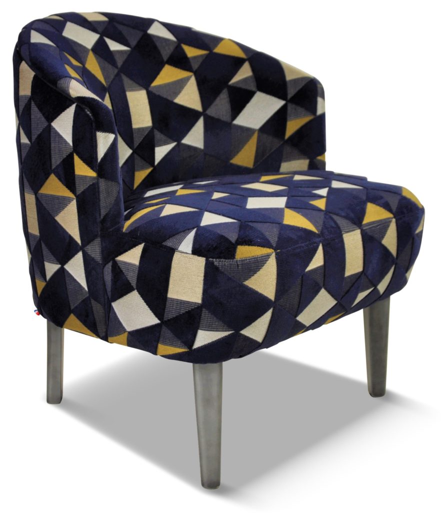 NICO laque vieil argent tissu miami