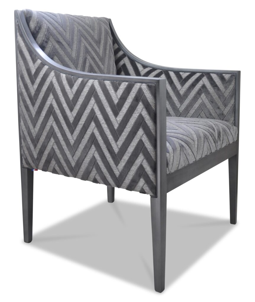 ETHAN laque vieil argent tissu daria