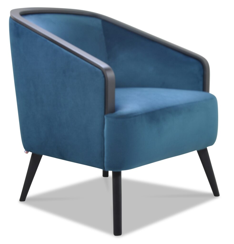 DOM laque anthracite tissu brunei 36