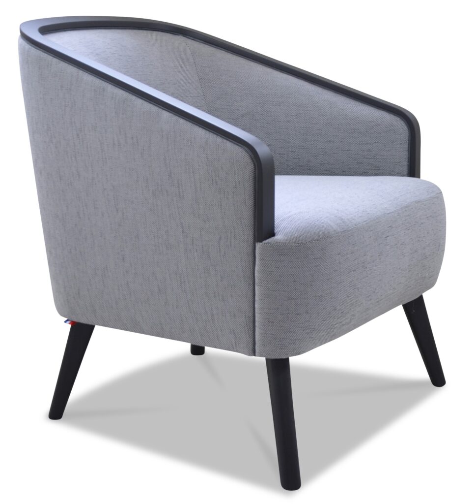 DOM laque noire tissu saima 19