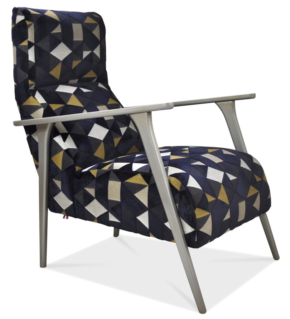 OLIVER laque etain tissu miami