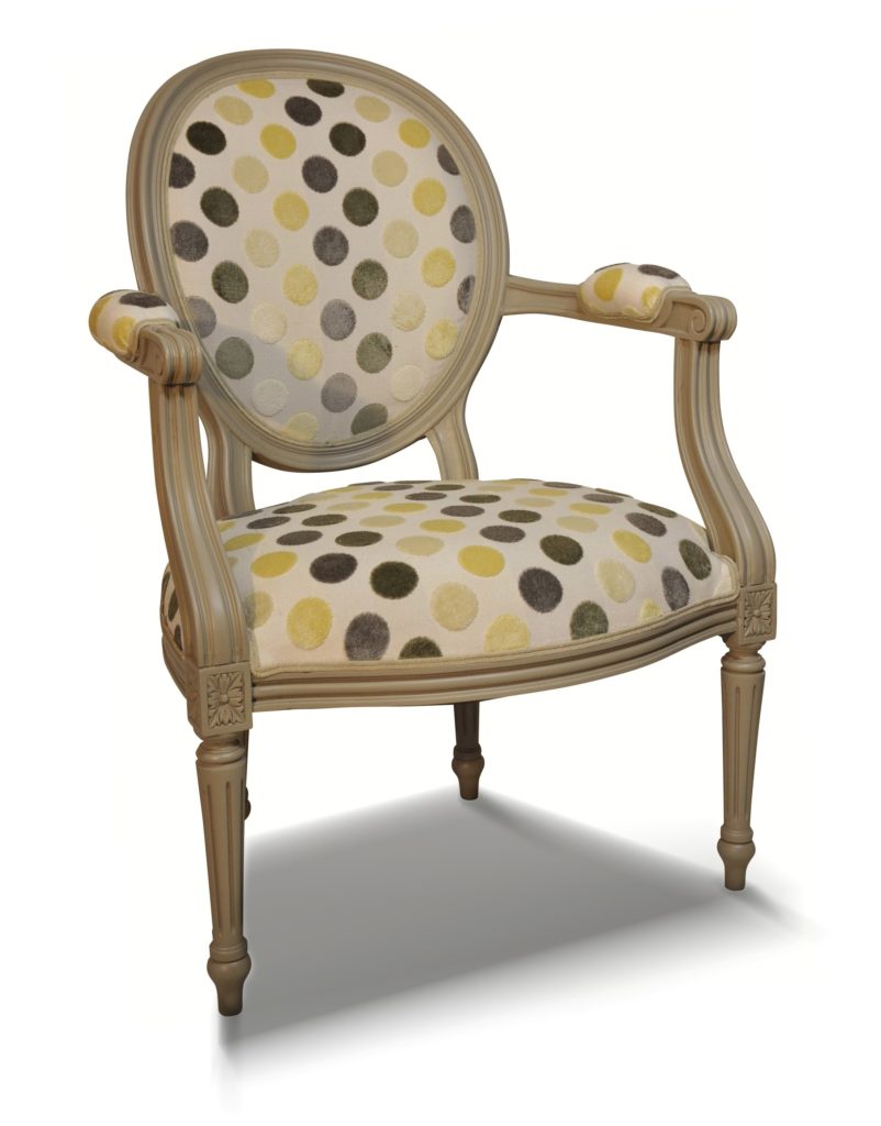 ADRIEN laque gris mod tissu rina