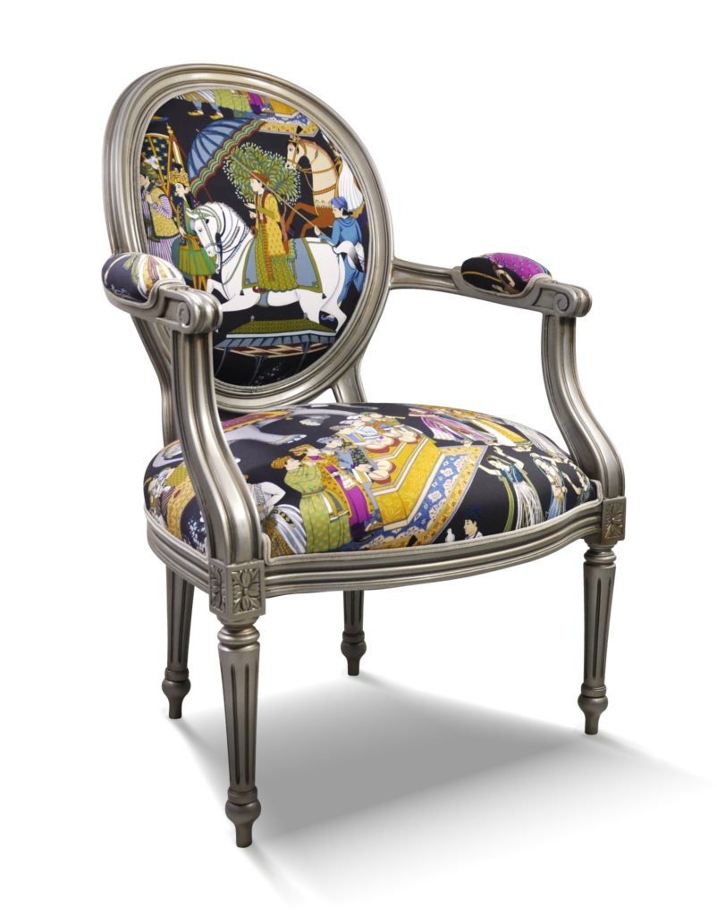 ADRIEN laque alu tissu taj mahal