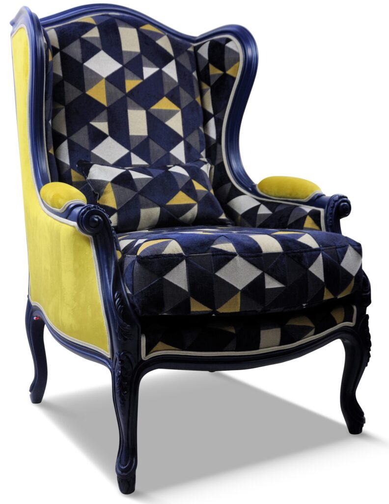 GAËLLE laque bleu 4 tissu intérieur miami et extérieur en brunei 41