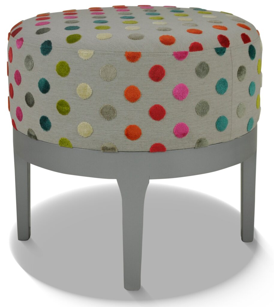 ADAM finition étain tissu Revue pois