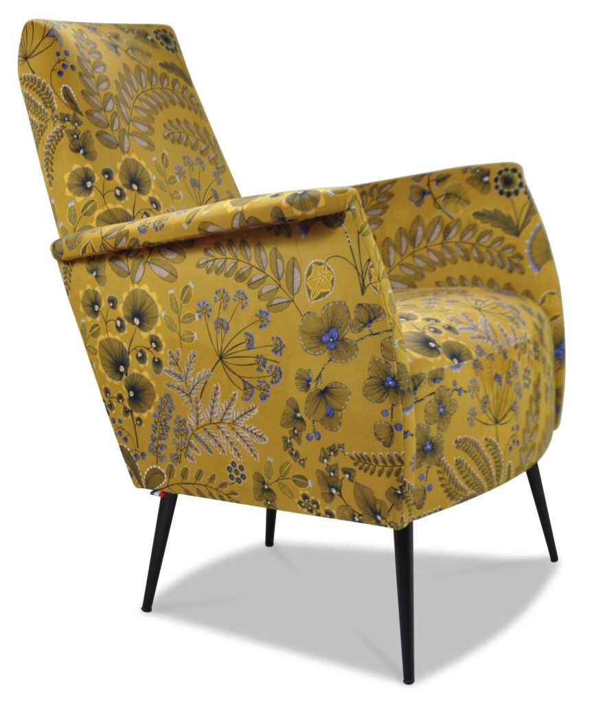 VIANNEY pied black tissu phenix