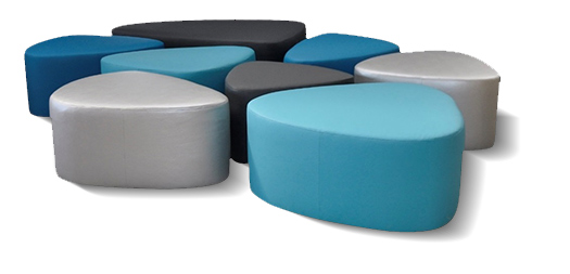 POUF HARICOT assortiment
