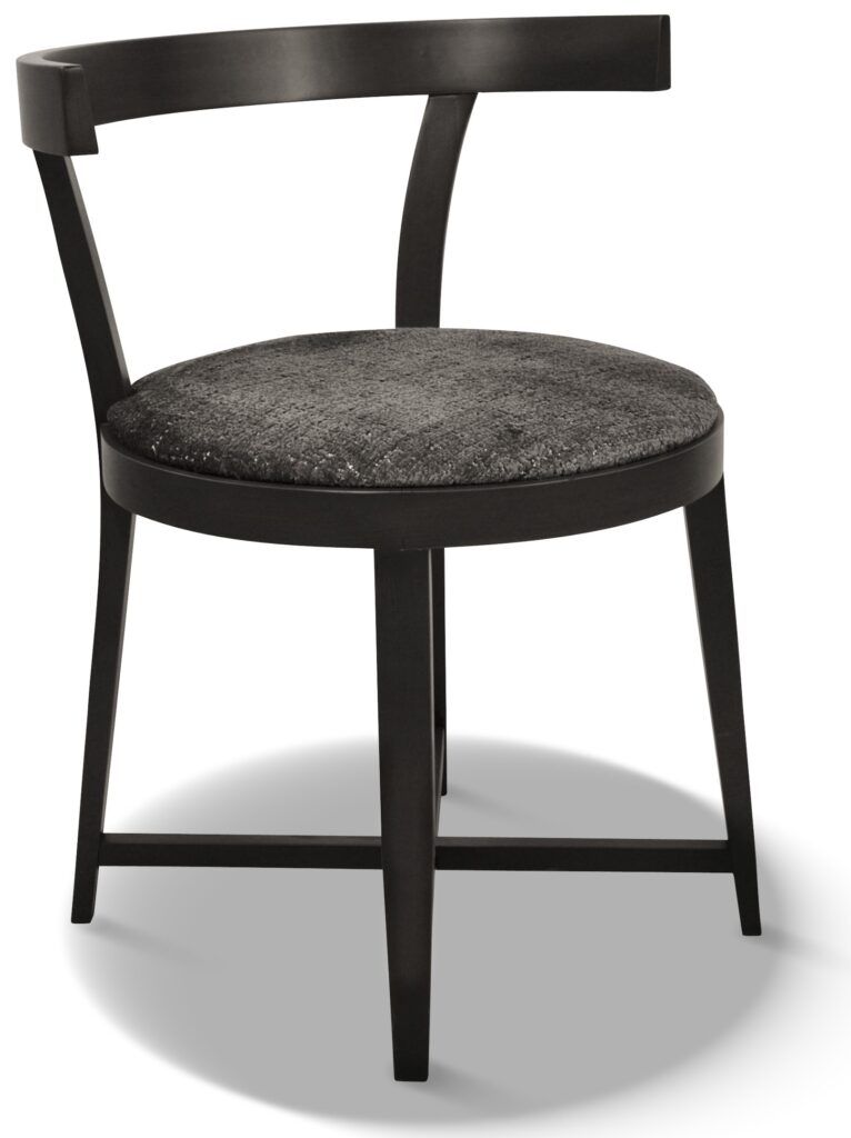 AUDREY laque anthacite foncé tissus voie lactée