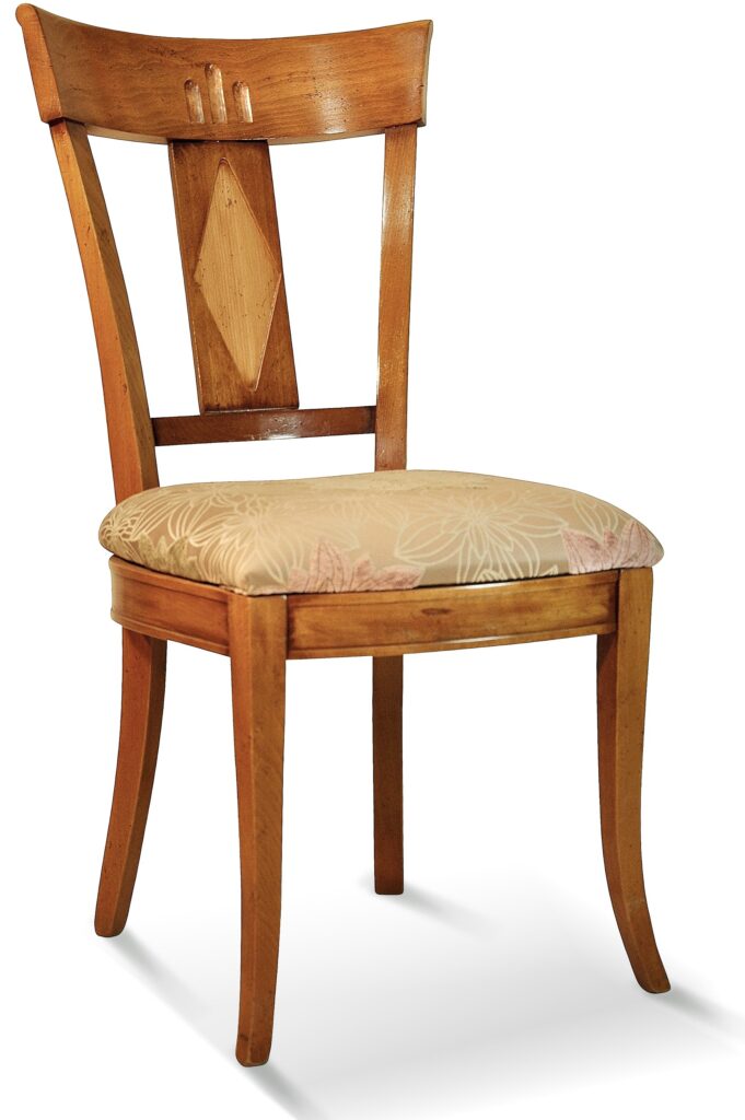 MÉLANIE fronton cannelure teinte dh patiné palmette losange