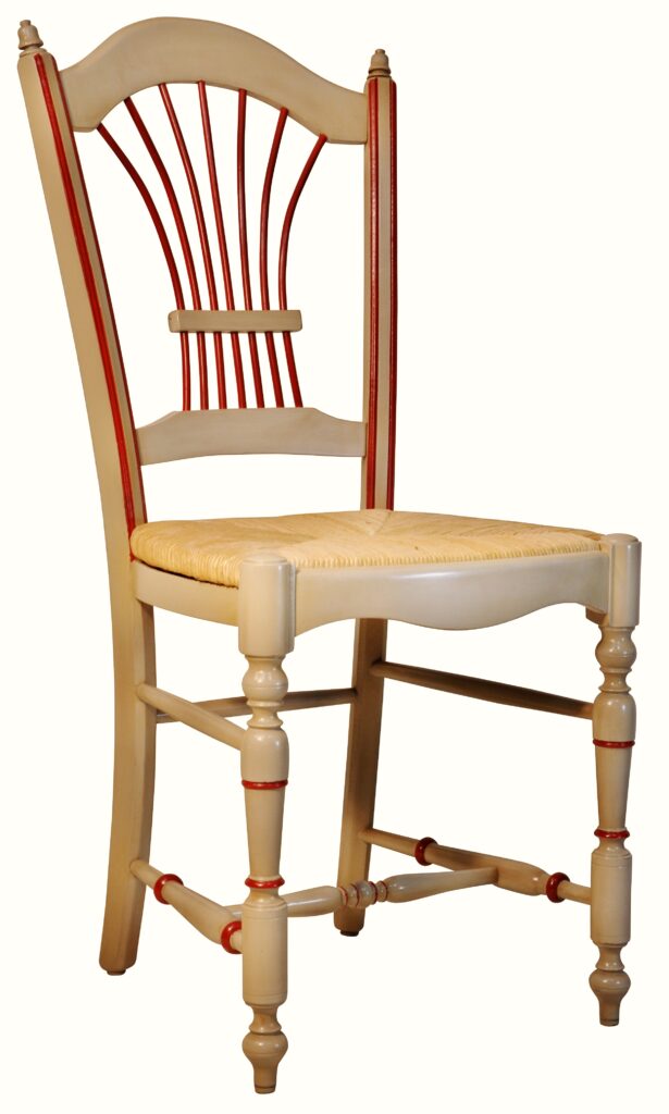 161 teinte gris patiné tissu rechampi rouge